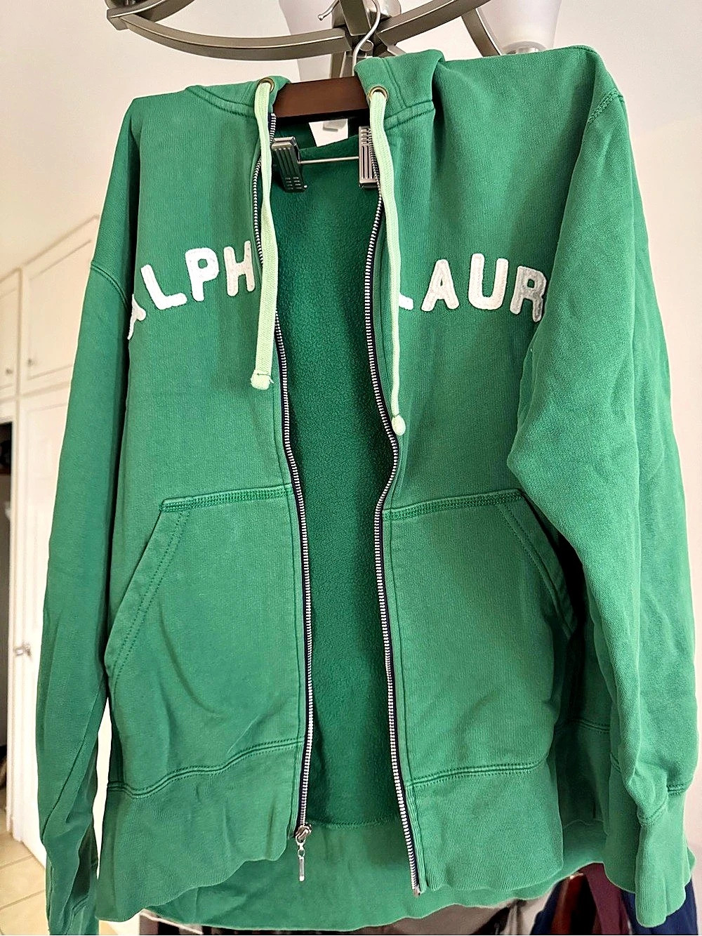 Ralph Lauren Green Full-Zip Hoodie